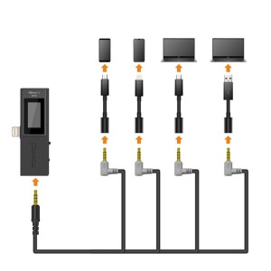 میکروفون یقه ای بی سیم کامیکا مدل VDLive10 MI رابط Lightning